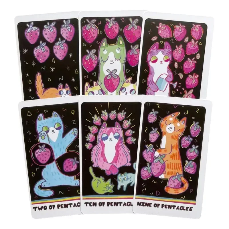 The Weird Cat Tarot English Ca - مراجعة Party Games Easy وسعره