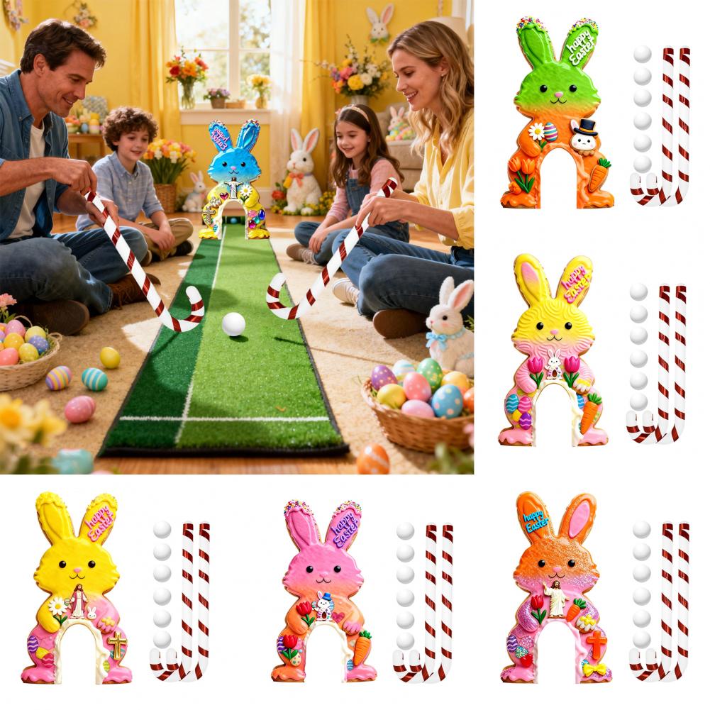 Family Golf Game Easter Bunny  - مراجعة Party Games Golf وسعره