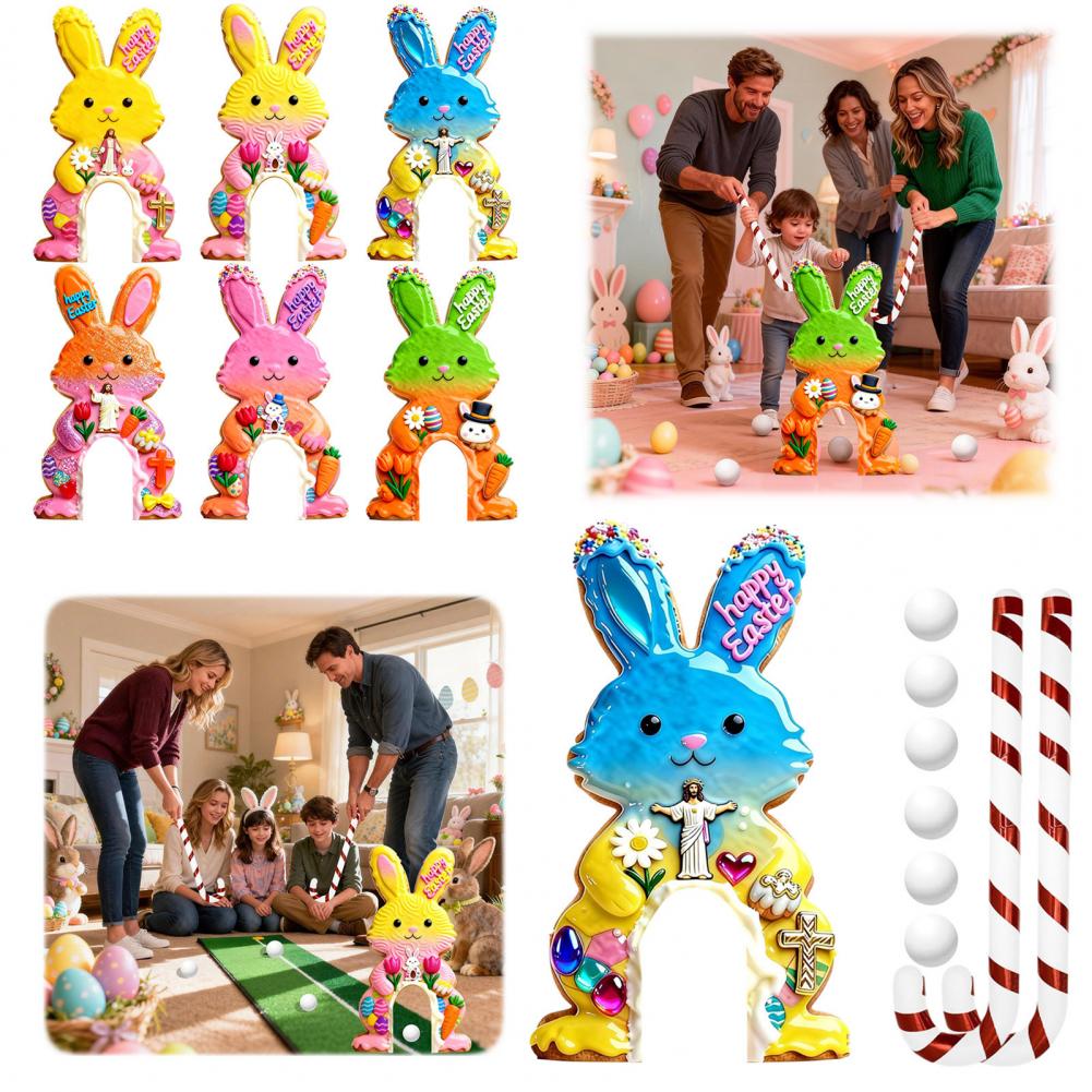 Family Golf Game Easter Bunny  - مراجعة Party Games Golf وسعره