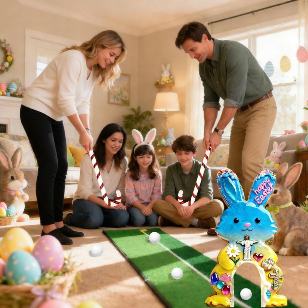 Family Golf Game Easter Bunny  - مراجعة Party Games Golf وسعره