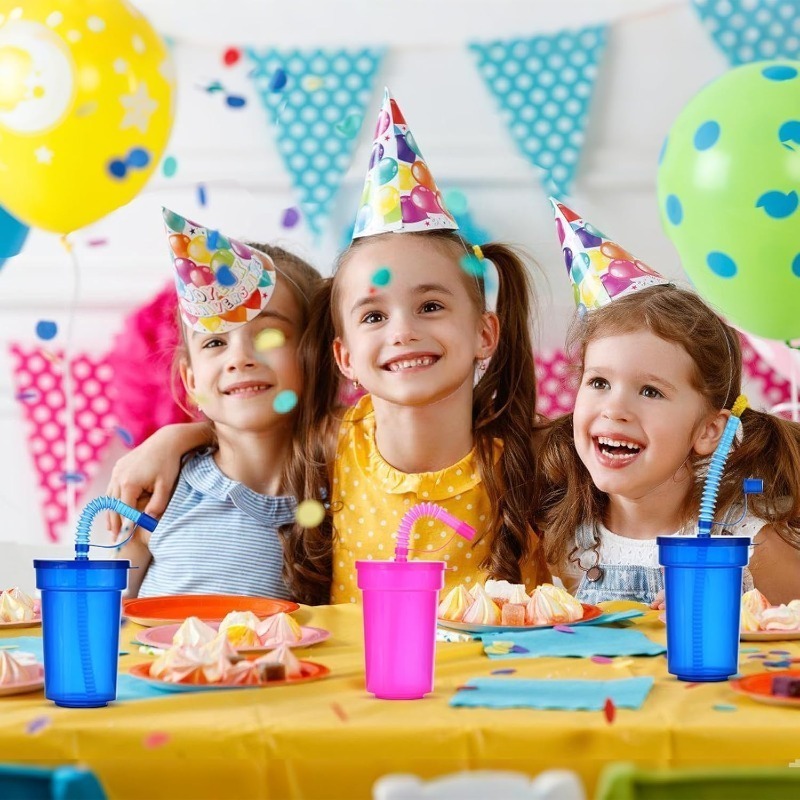 6-18PCS Portable Party Cup wit - مراجعة Party Games Youth وسعره