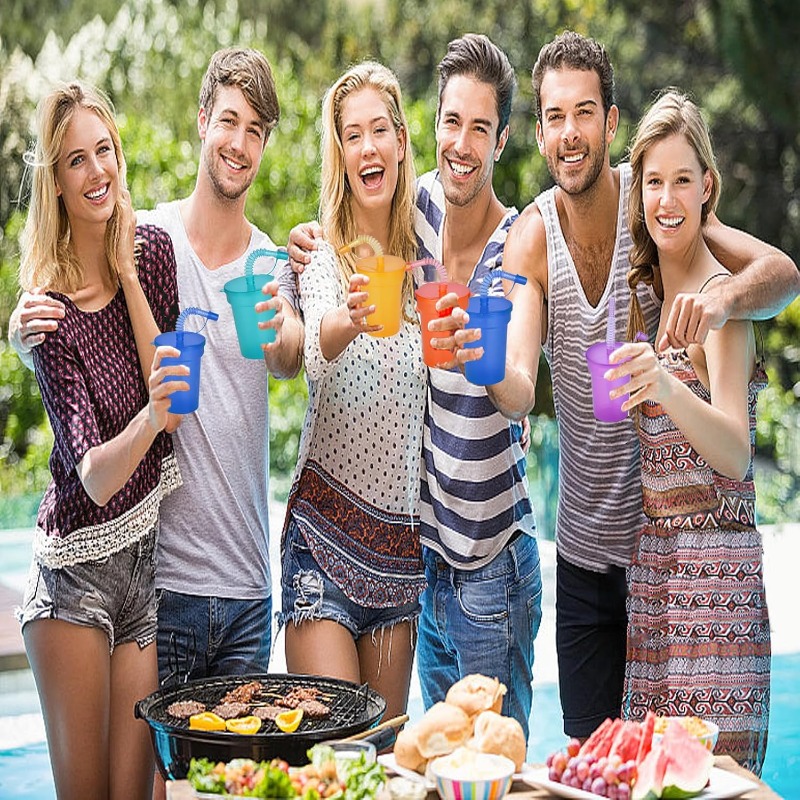 6-18PCS Portable Party Cup wit - مراجعة Party Games Youth وسعره