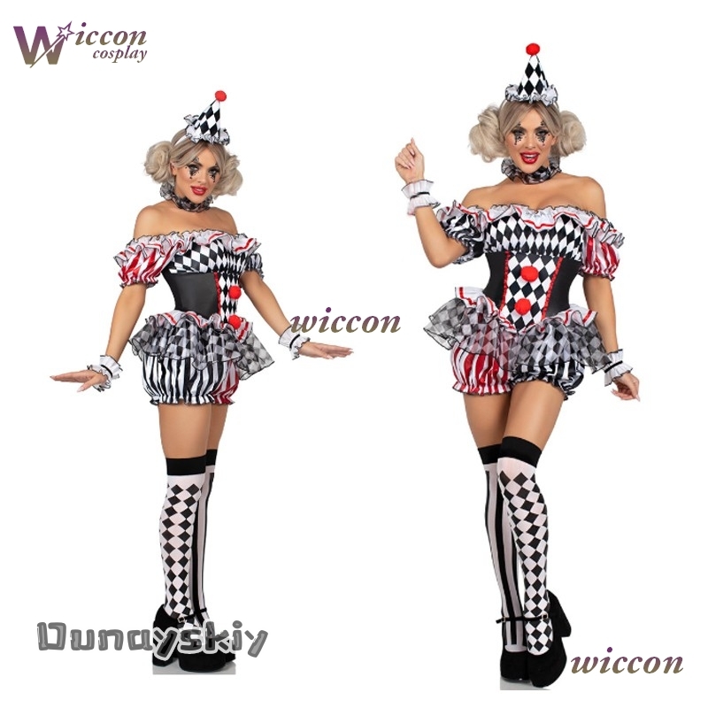 Women Clown Cosplay Costume Ci - مراجعة Party Games Online Free وسعره