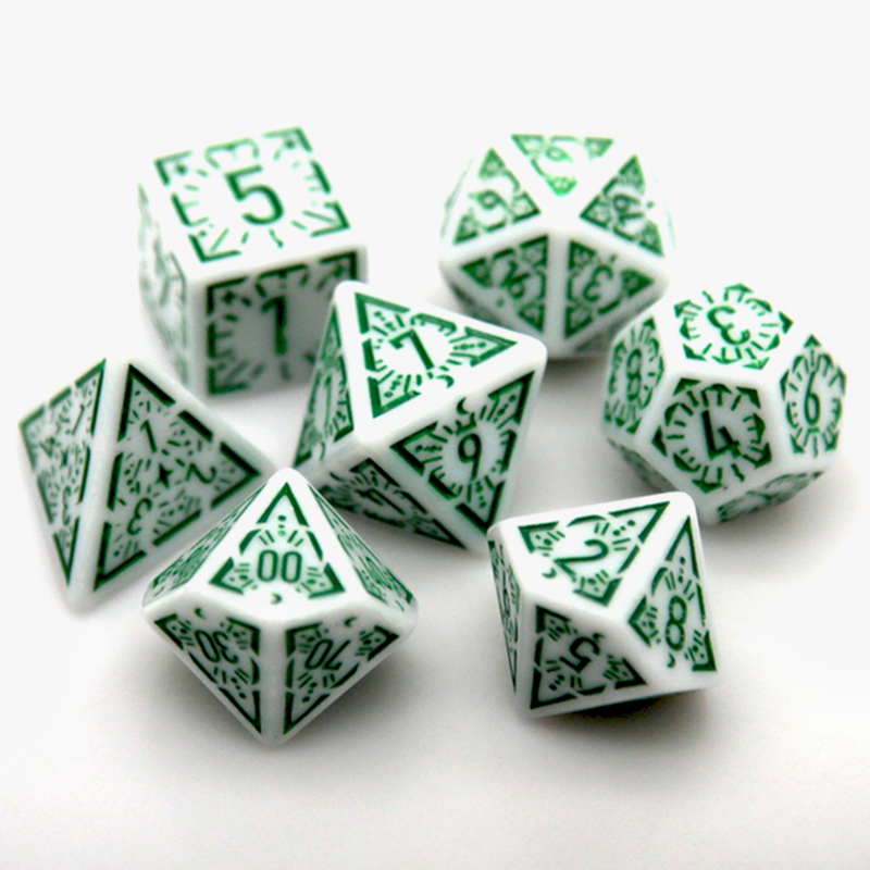 7PCS/set Multi-sided Dice New  - مراجعة Party Games App وسعره