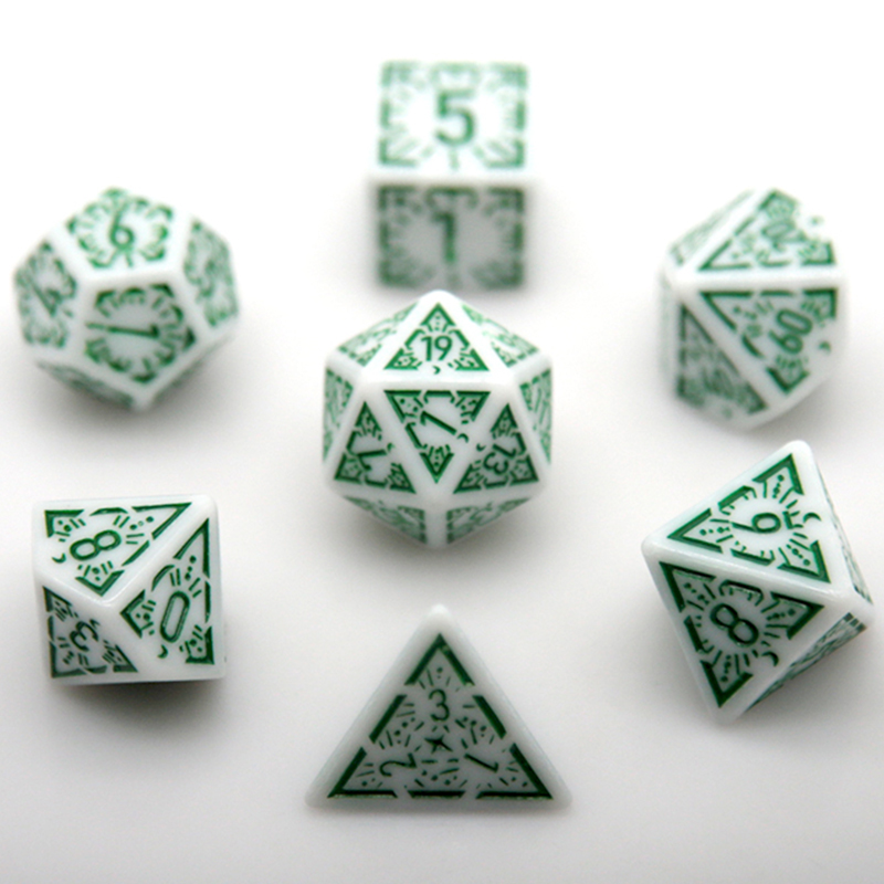 7PCS/set Multi-sided Dice New  - مراجعة Party Games App وسعره