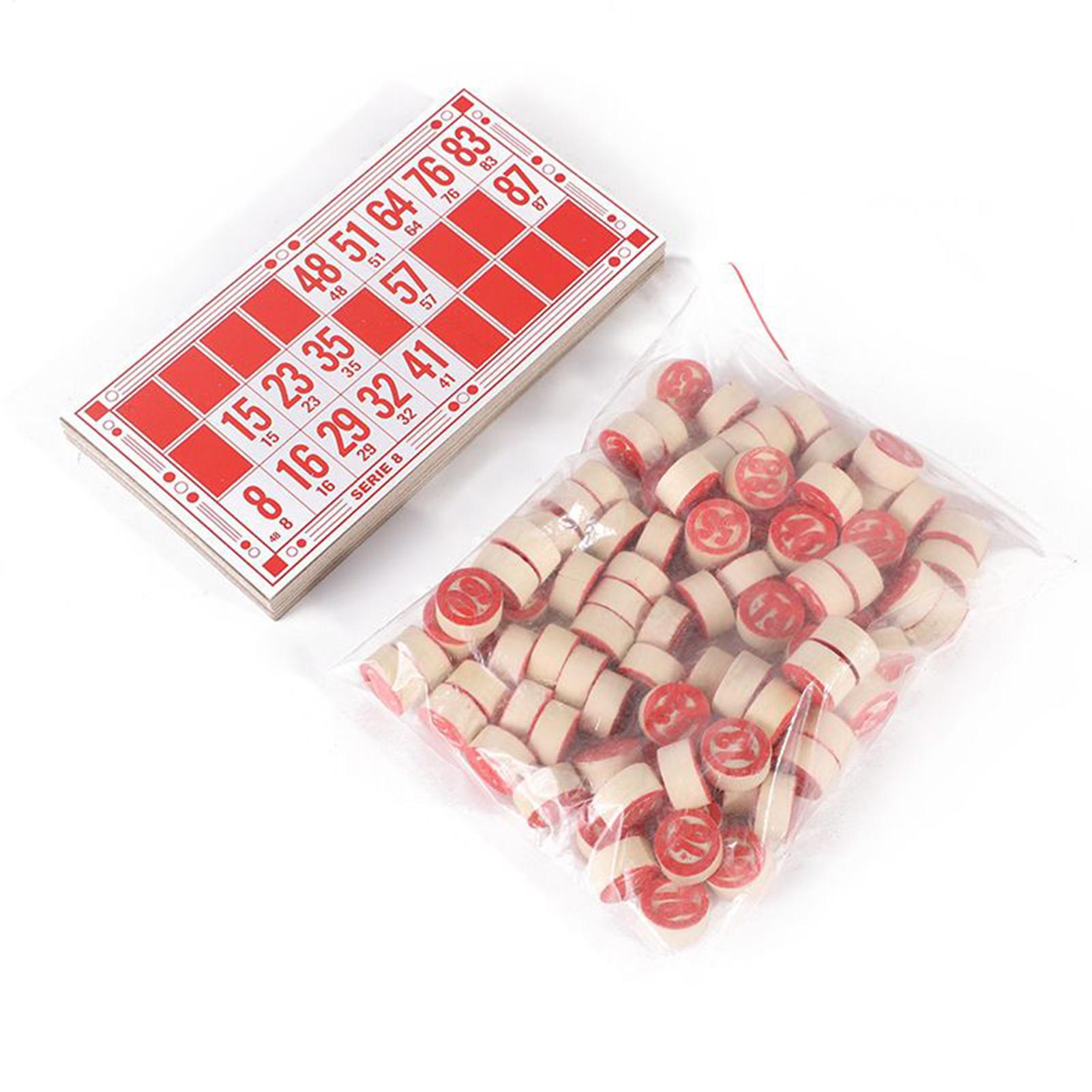 Bingo Set Vintage Wooden Inter - مراجعة Party Games For Large Groups وسعره