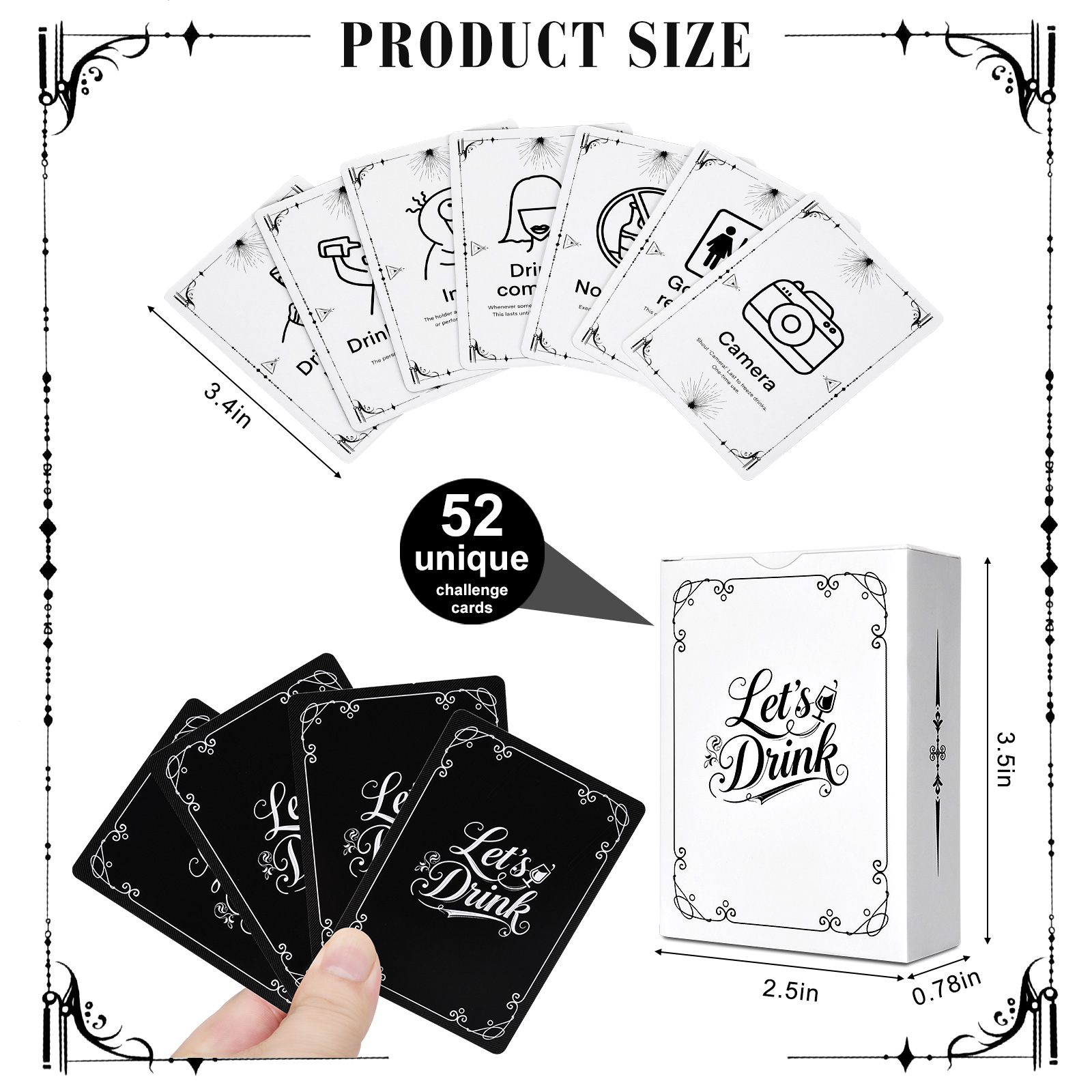 Adult Drinking Game Cards – 52 - مراجعة Party Games Adults Drinking وسعره