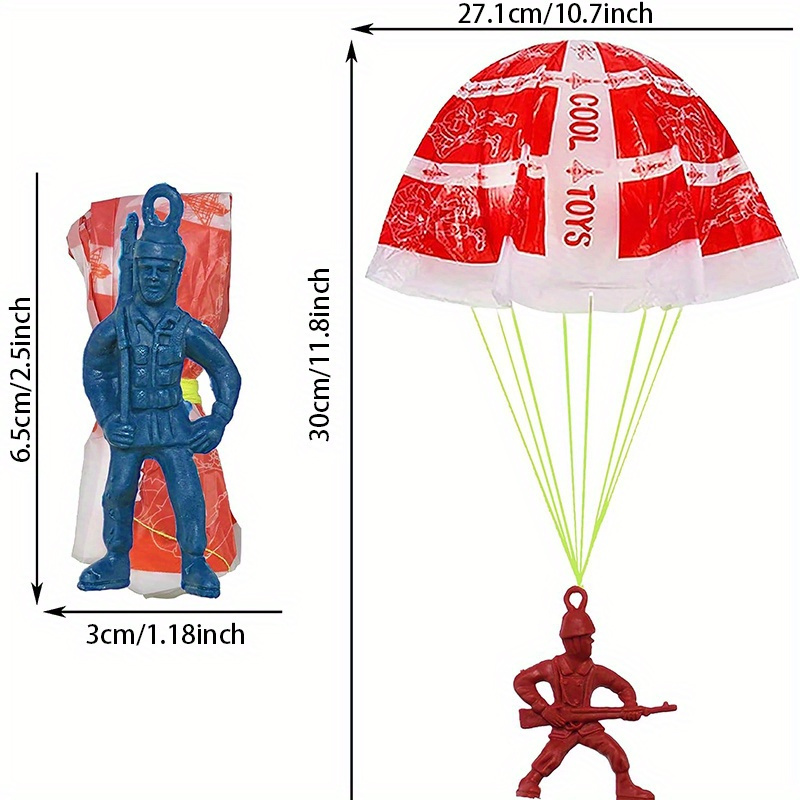 10/100pcs Parachute Toys for K - مراجعة Party Games Ideas For Kids وسعره
