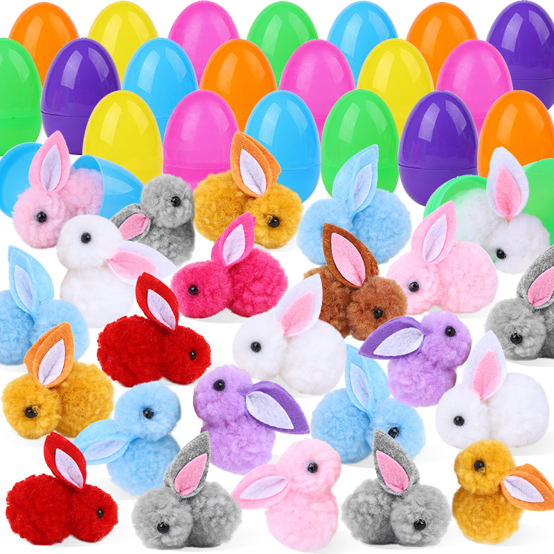 24/48Pcs Cute Easter Egg with  - مراجعة Party Games No Supplies وسعره