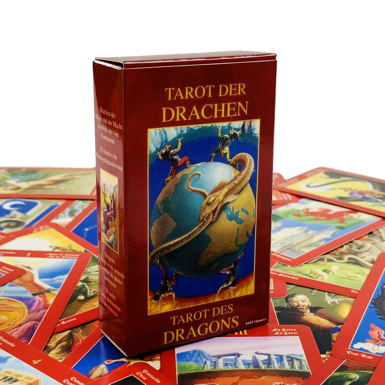 Dragons Tarot A 78 Pcs Vintage - مراجعة Party Games Using Cards وسعره