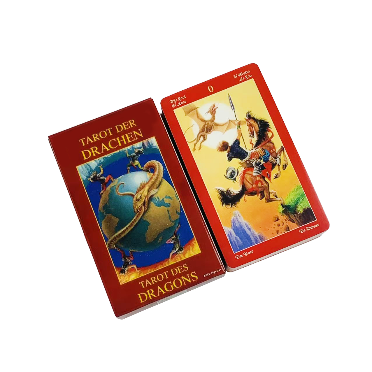 Dragons Tarot A 78 Pcs Vintage - مراجعة Party Games Using Cards وسعره