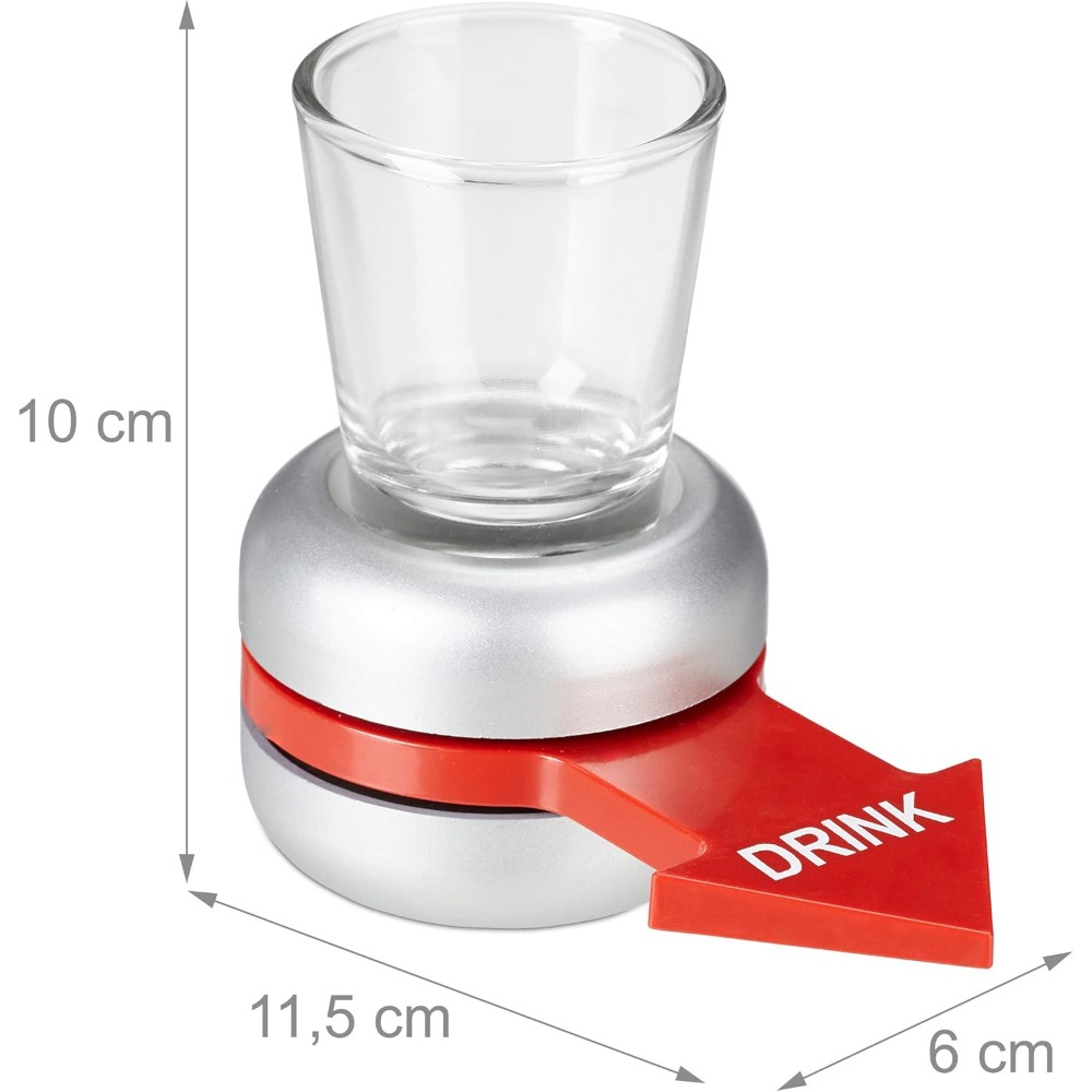 Relaxdays Drinking Game, Spin  - مراجعة Party Games Adults Drinking وسعره