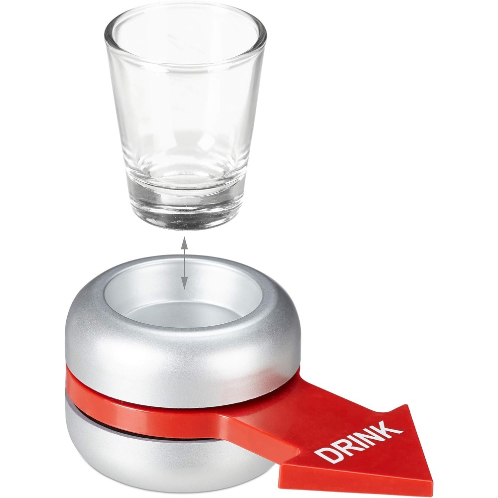 Relaxdays Drinking Game, Spin  - مراجعة Party Games Adults Drinking وسعره