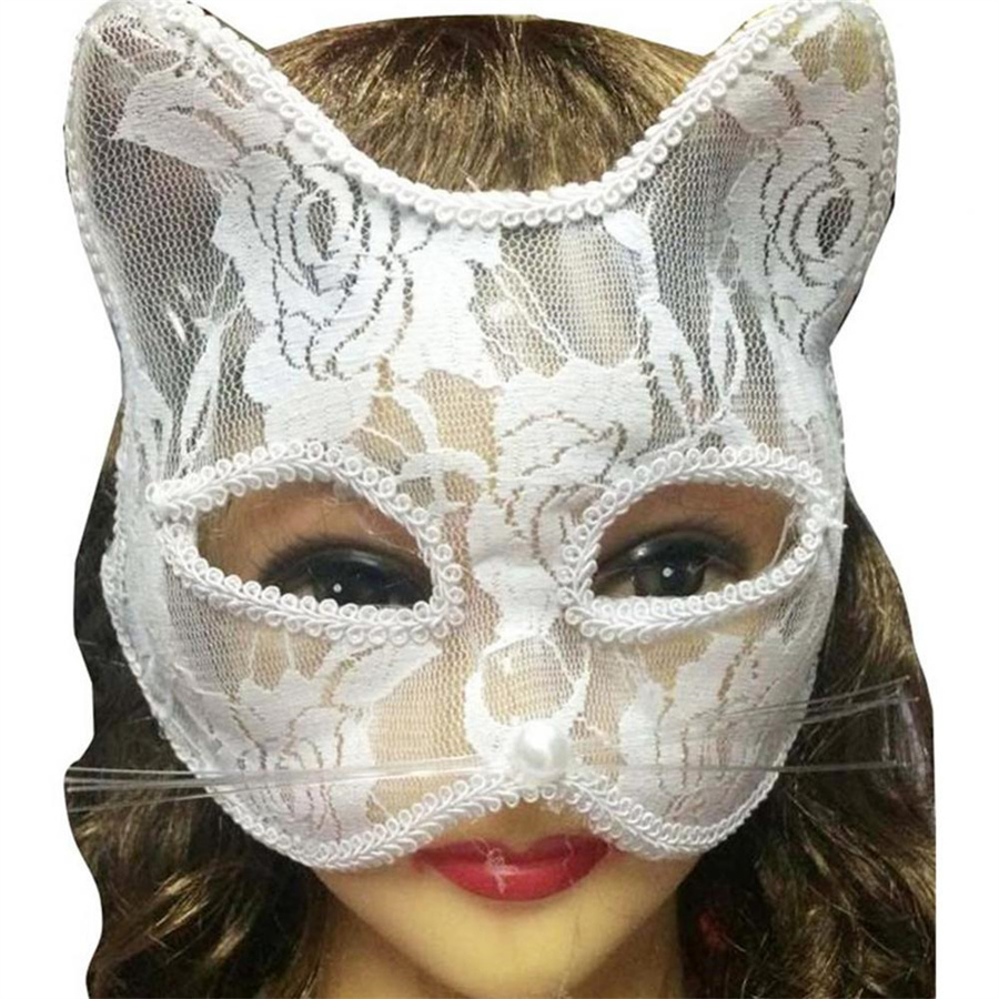 Sexy Lace Fox Cat Face Eye Cov - مراجعة Party Games At Christmas وسعره