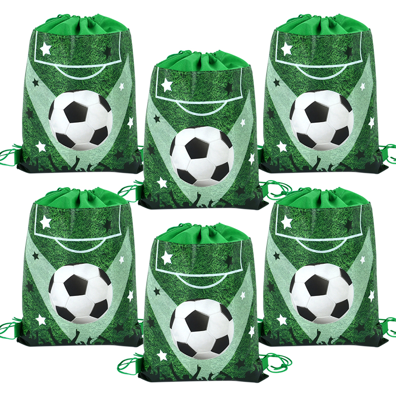 Soccer Party Non-woven Drawstr - مراجعة Party Games No Supplies وسعره
