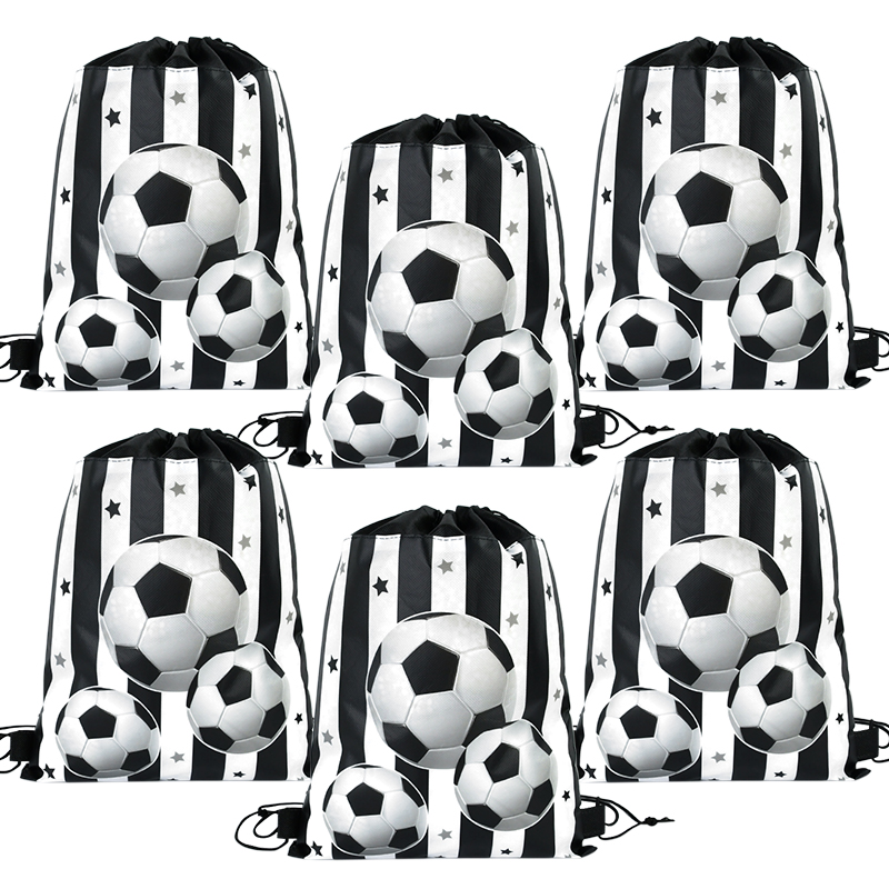 Soccer Party Non-woven Drawstr - مراجعة Party Games No Supplies وسعره