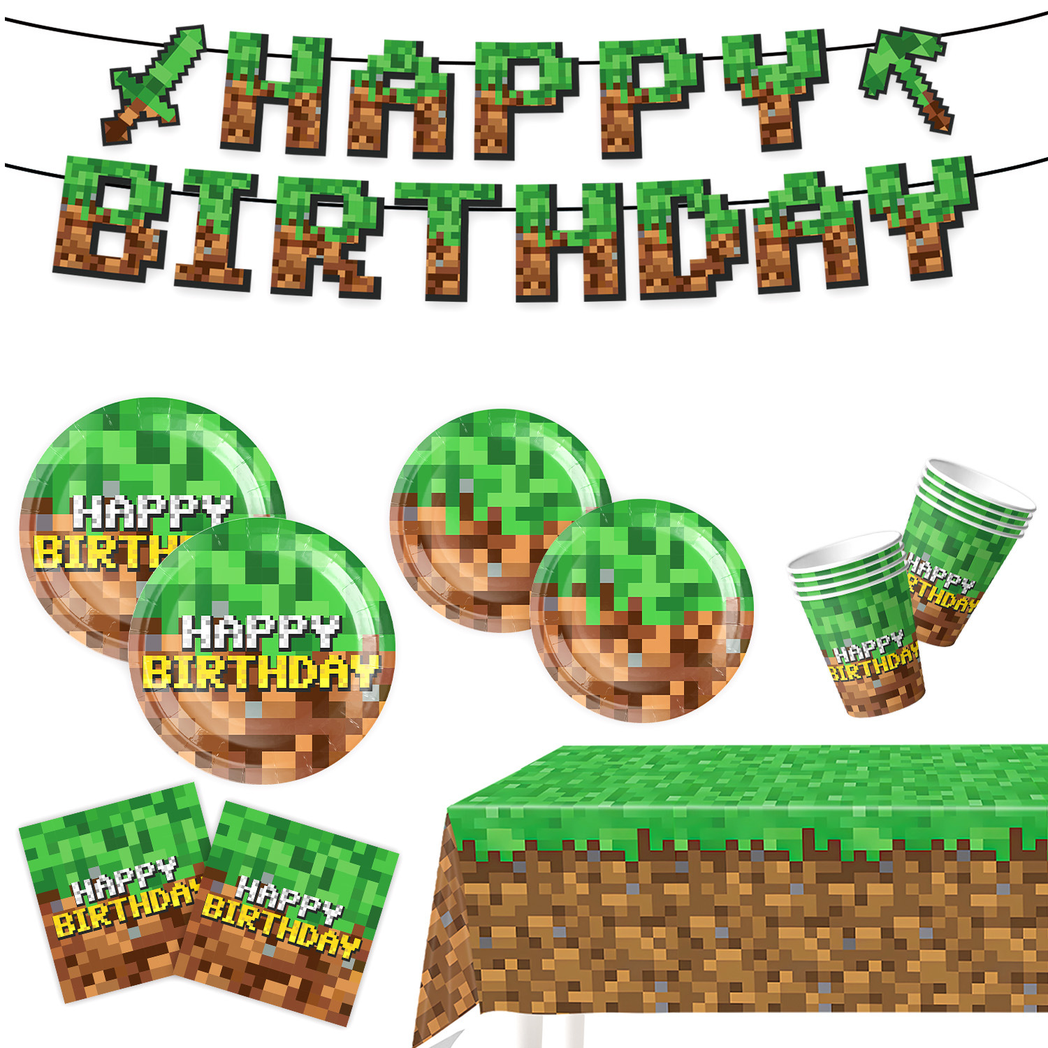 Minecraft Themed Birthday Part - مراجعة Party Games No Supplies وسعره