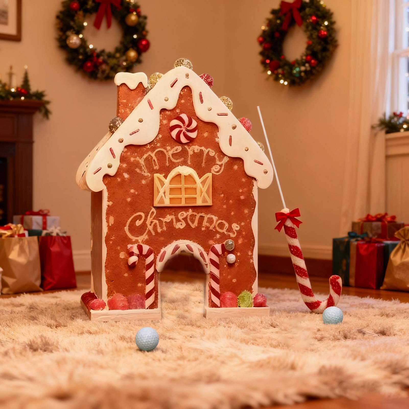 Gingerbread Golf Game Portable - مراجعة Party Games Golf وسعره