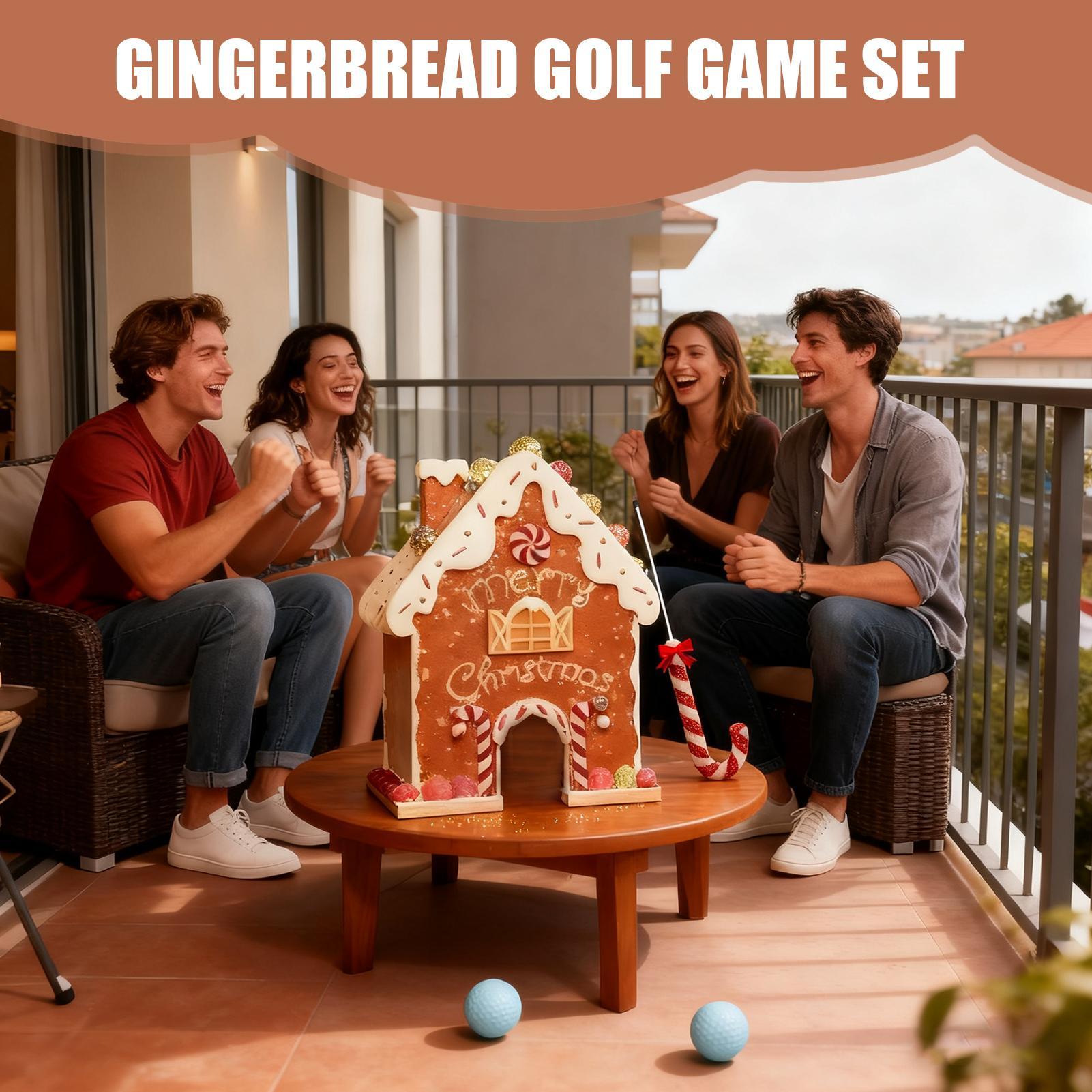 Gingerbread Golf Game Portable - مراجعة Party Games Golf وسعره