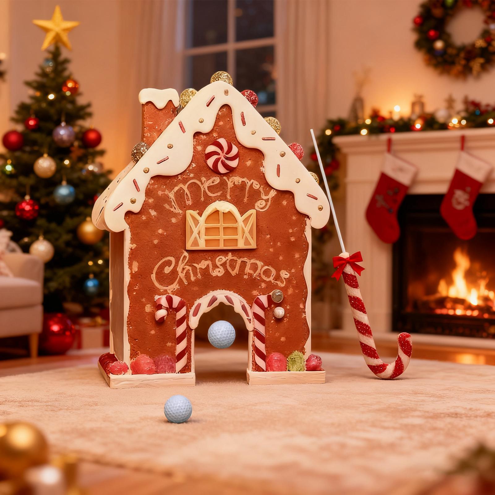 Gingerbread Golf Game Portable - مراجعة Party Games Golf وسعره