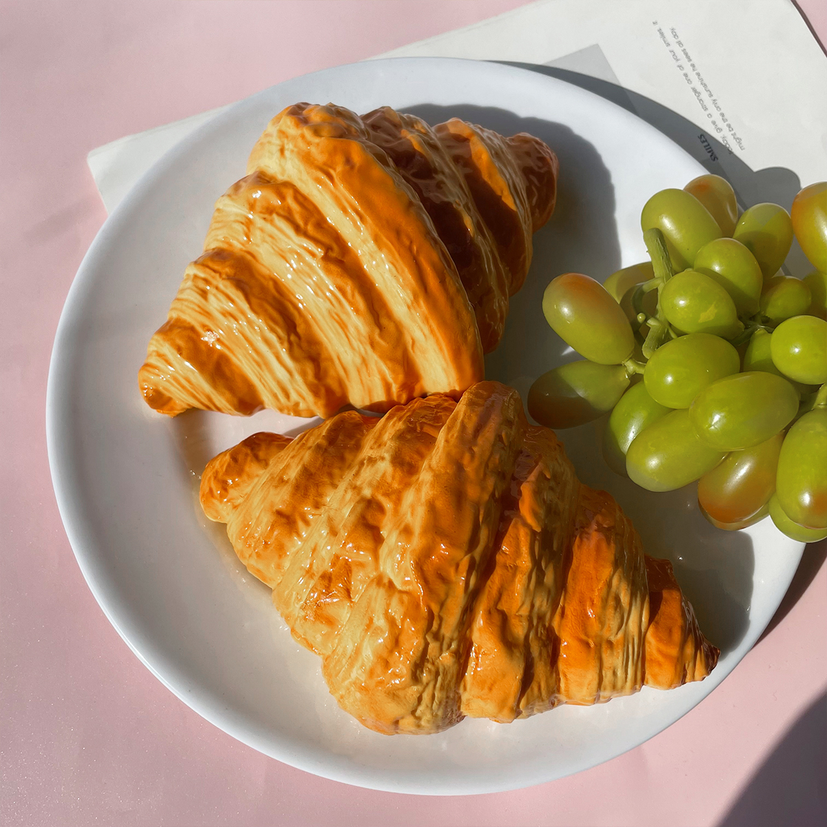 1Pc Artificial Croissant Fake  - مراجعة Party Games Graduation وسعره