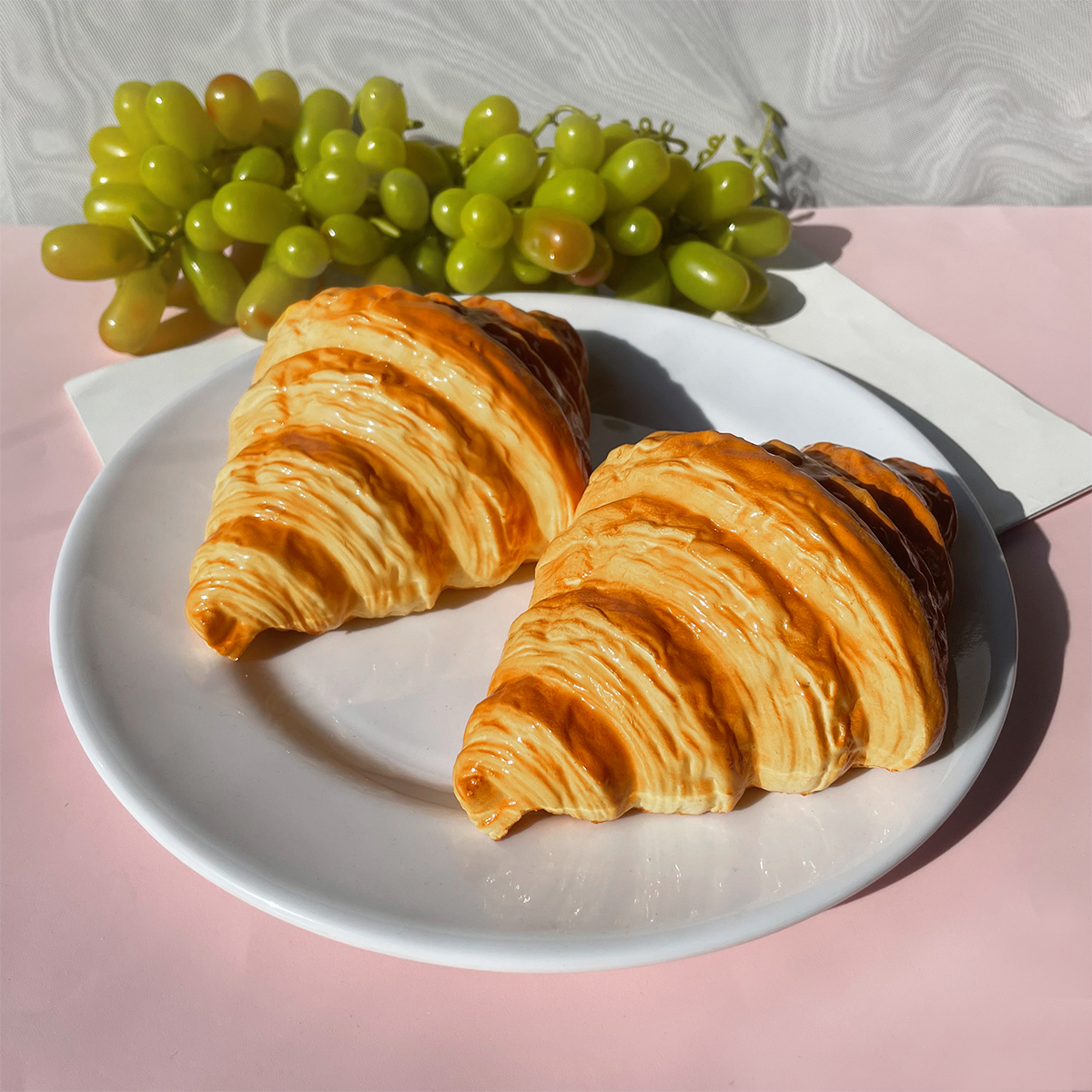 1Pc Artificial Croissant Fake  - مراجعة Party Games Graduation وسعره