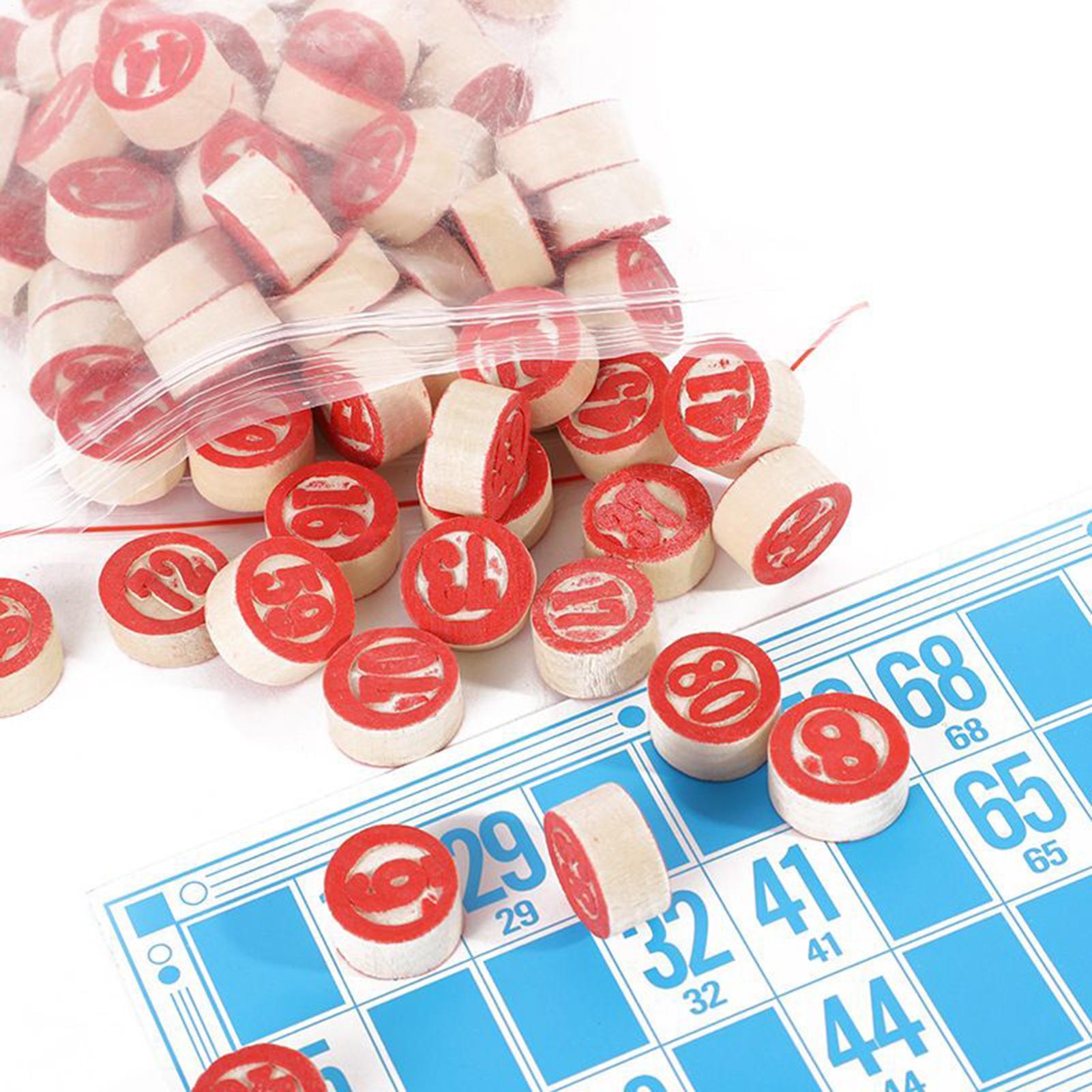 Bingo Card Game Vintage Wooden - مراجعة Party Games For Large Groups وسعره