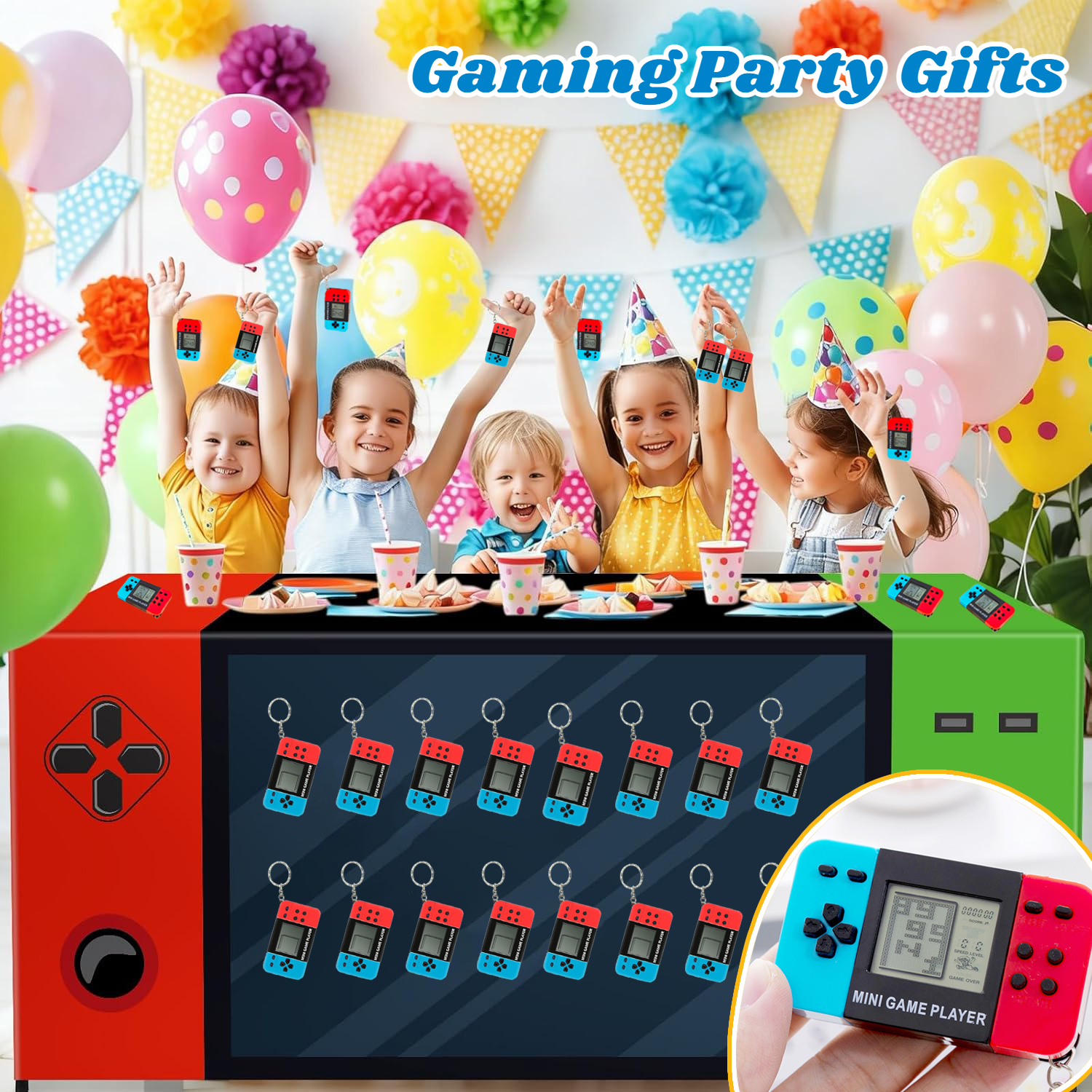 10-120pcs Kids Mini Handheld G - مراجعة Party Games App وسعره